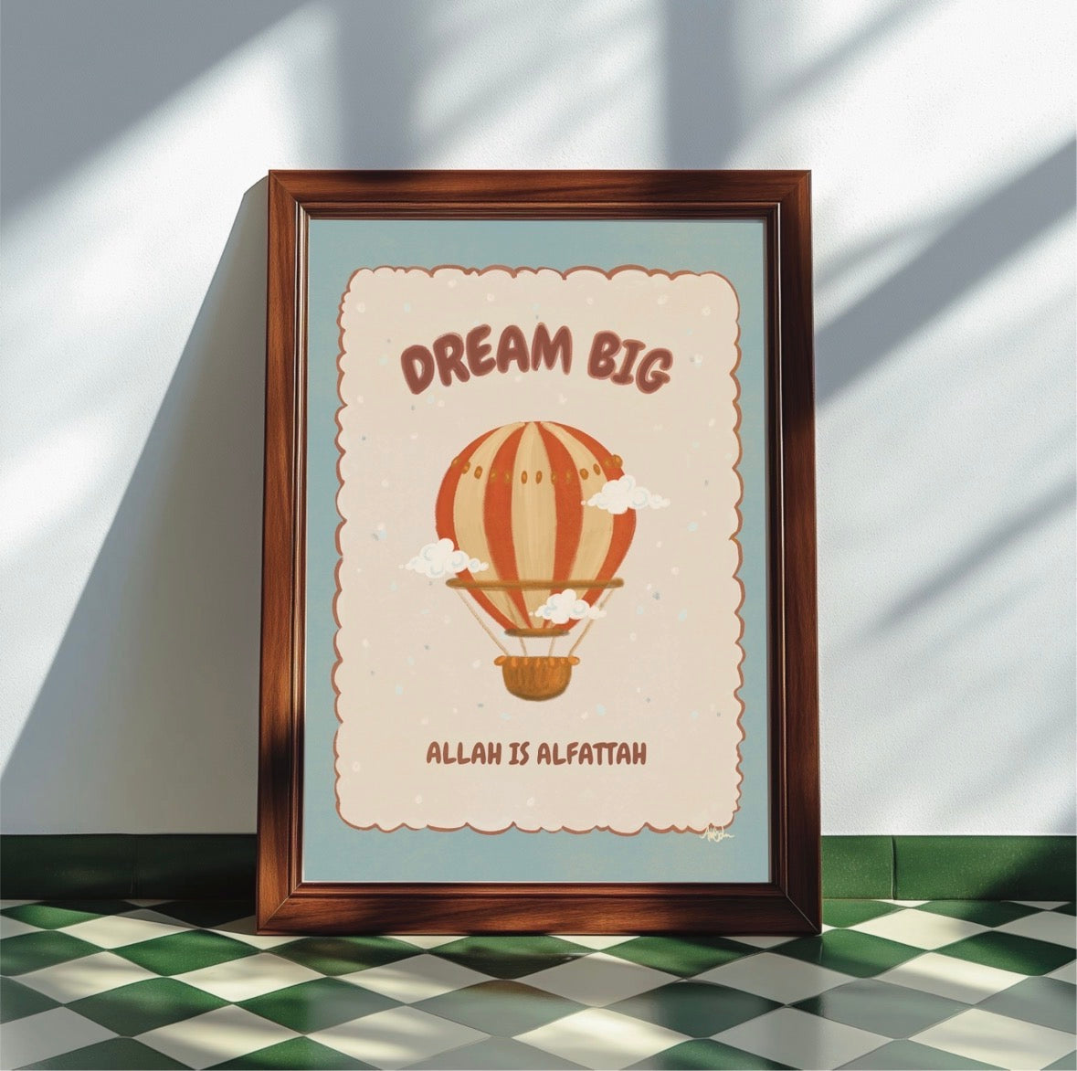 Dream Big. Allah is Al Fattah